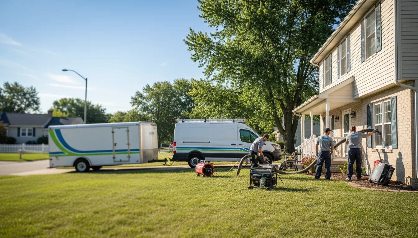 Flooded Basement Restoration And Cleanup With Repair in Lincoln, MI near me
